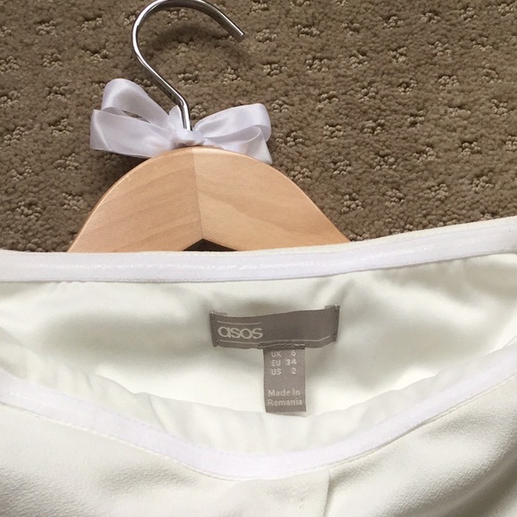 ASOS Design bandeau frill cut out midi dress - Picture 6 of 8